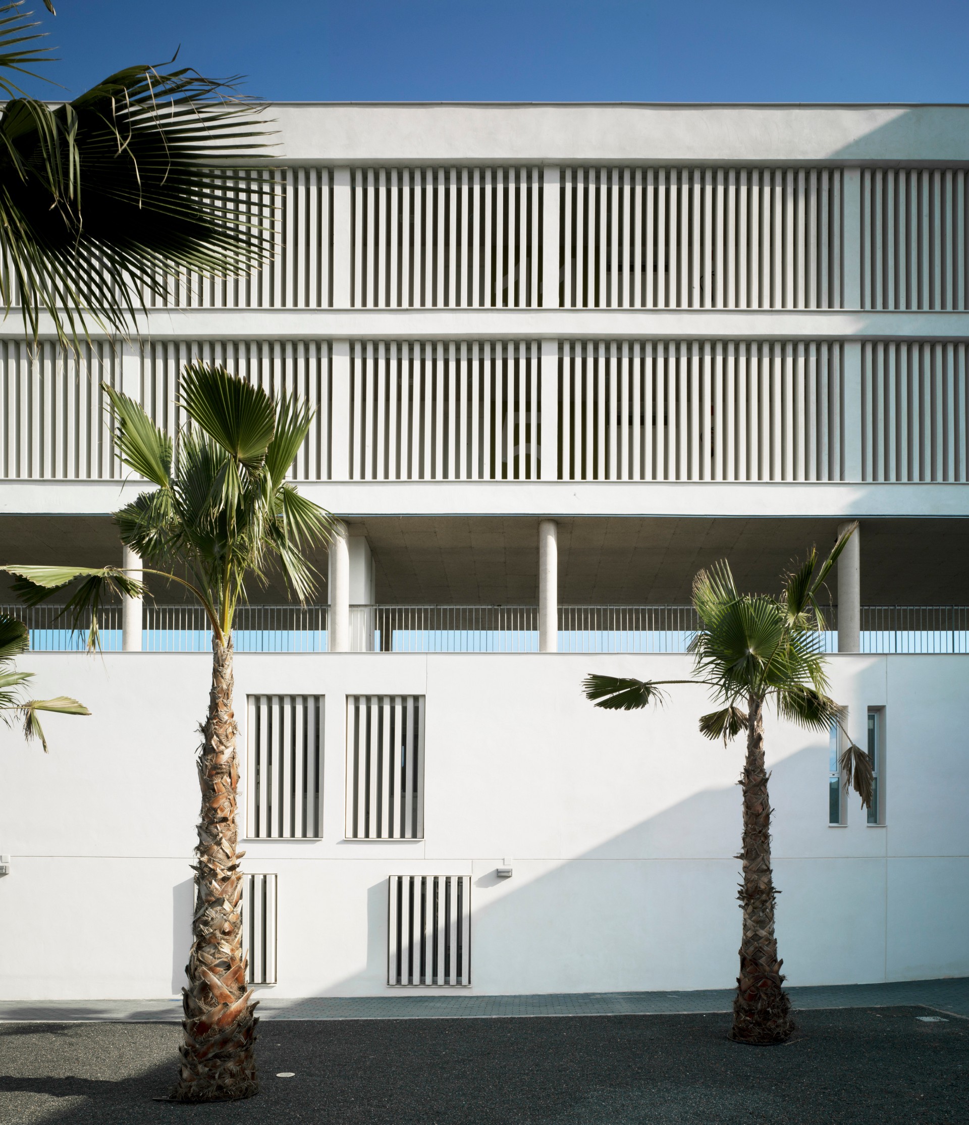 Moderno edificio que da respuesta a su entorno, un edificio cuya arquitectura refleja la fusión de usos, la innovación y la fusión de estilos en la ciudad. Interiores de espacios dinámicos que se cruzan entre ellos favoreciendo zonas que invitan a la cultura, tranquilidad y las miradas exteriores a nuevos espacios que amplían las posibilidades de intercambio social. Modern building according to its environment, a building whose architecture reflects the blending of applications, focusing on innovation and the fusion of styles of the city. The dynamic interior spaces invite to culture, peace and look to new areas that expand the possibilities of social exchange.